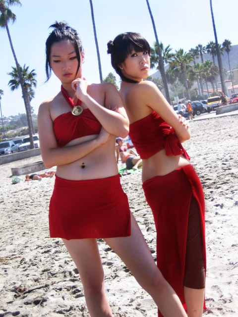 no spoilers The Beach cosplay of Azula an Mai. r TheLastAirbender